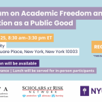 Symposium on Academic Freedom and Attacks on Education as a Public Good