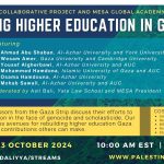 Sustaining Higher Education in Gaza: a Gaza in Context Collaborative Project and MESA Global Academy Panel